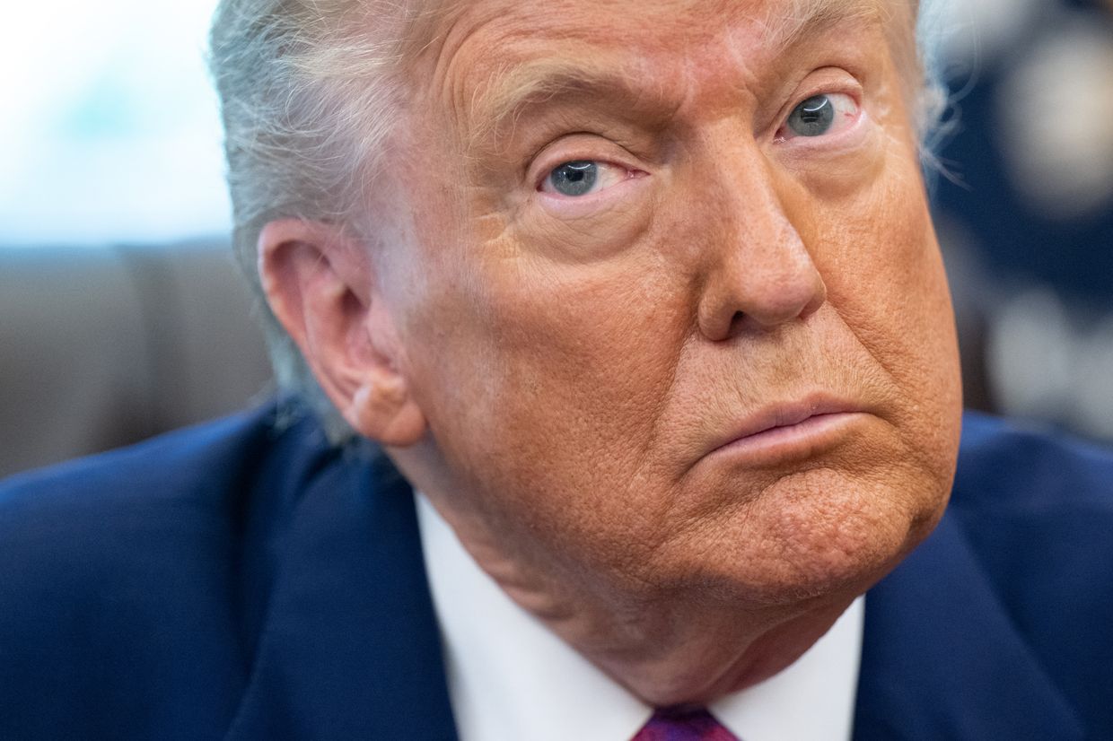 Президент США Дональд Трамп у Білому домі, Вашингтон, округ Колумбія, 10 червня 2025 року.