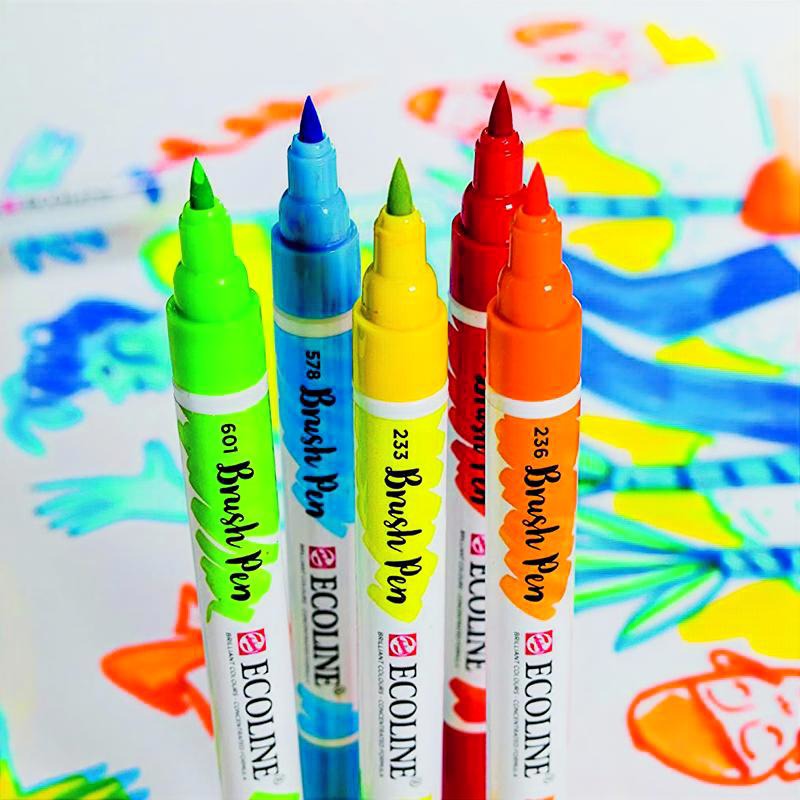 акварельні маркери brush pen