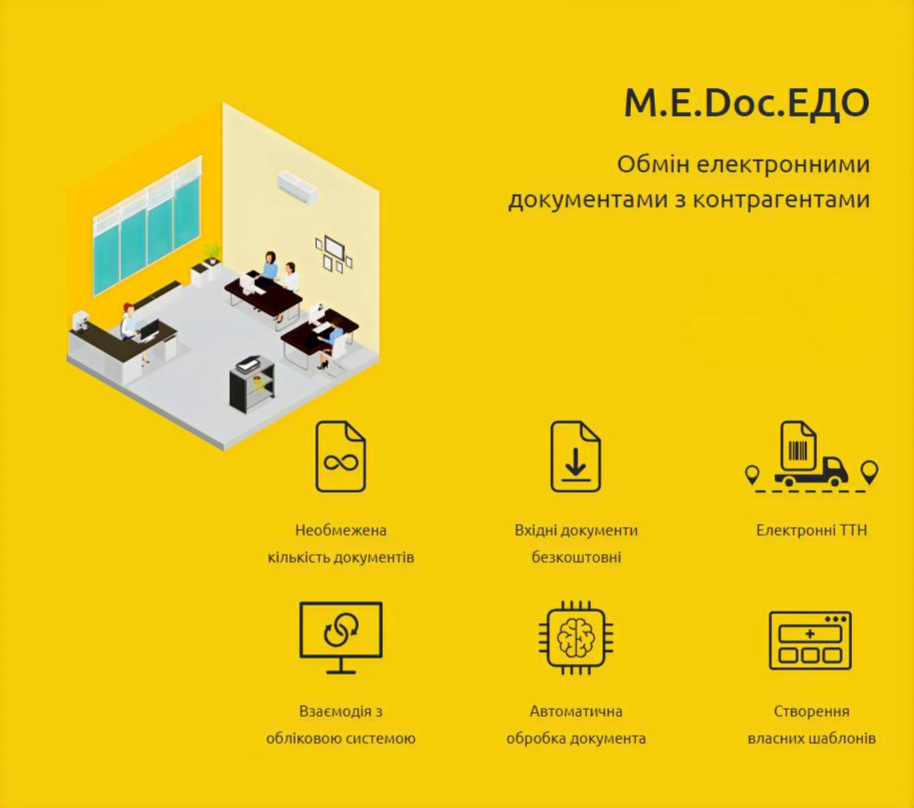 М.E.Doc.ЕДО Обмін електронними документами з контрагентами