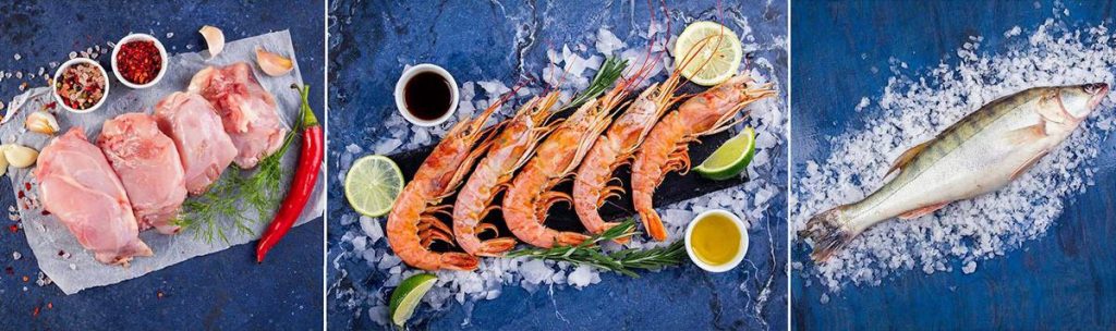 морепродукты для ресторана