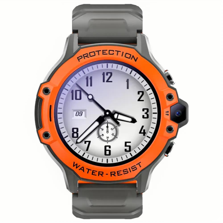 Дитячий смарт-годинник K55H Orange з GPS та відеодзвінками