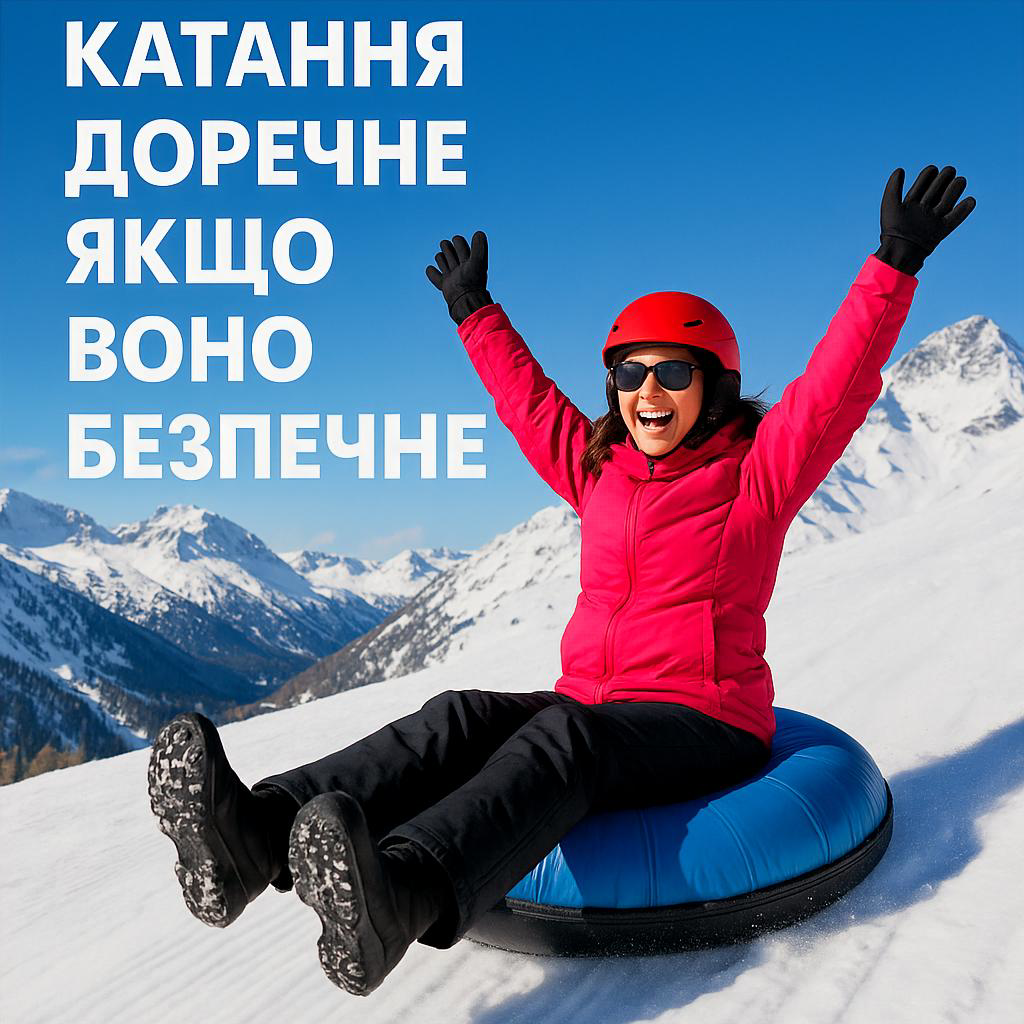 катання на тюбі доречне якщо воно безпечне