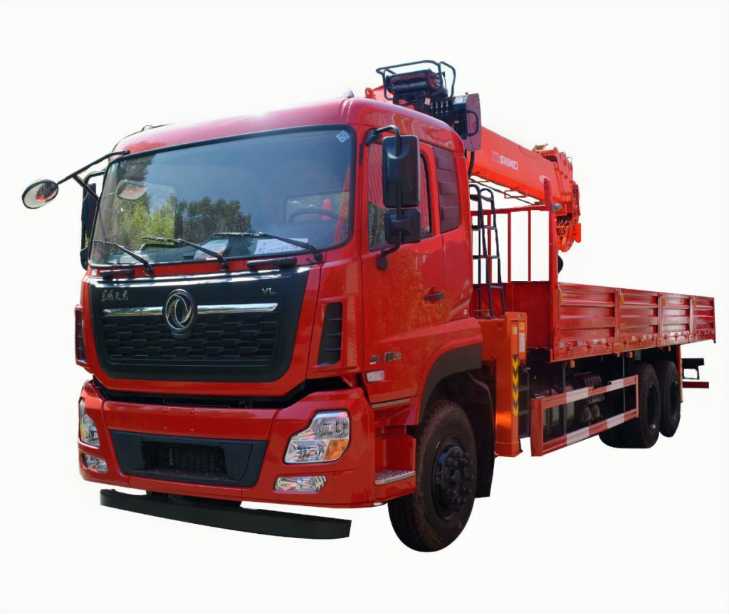 Кран-манипулятор на шасси DongFeng