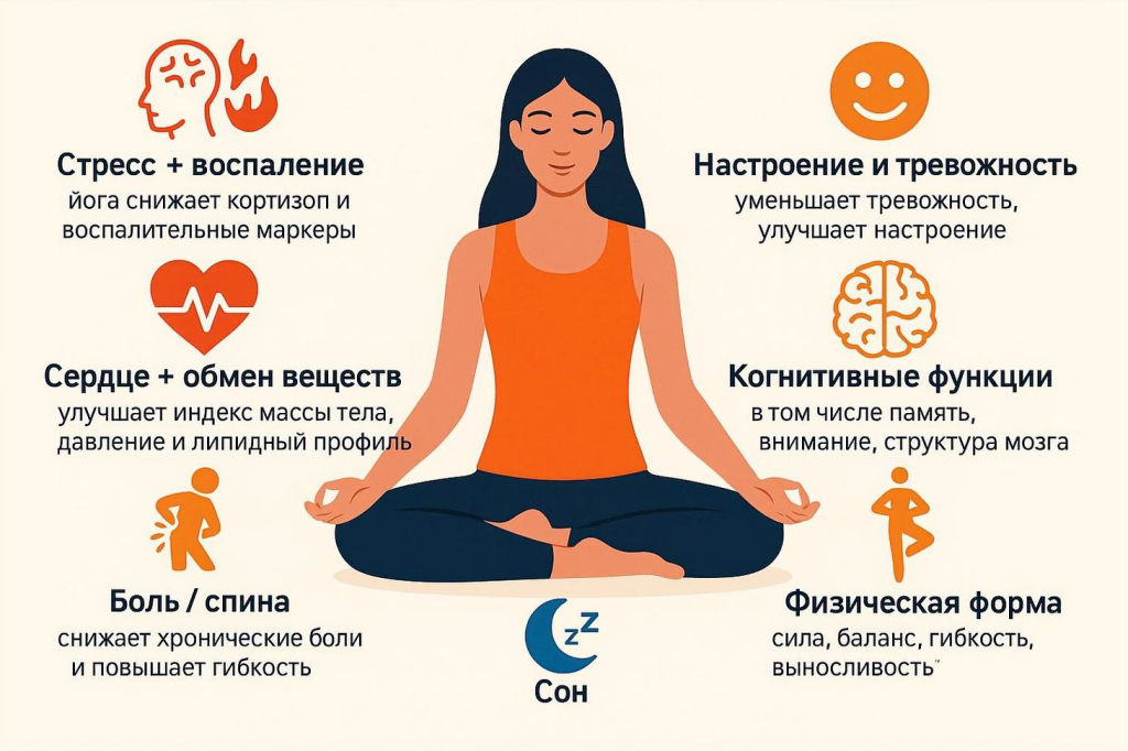 Польза хатха-йоги для здоровья