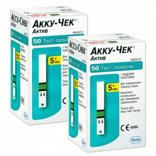 Тест-полоски Accu-Chek Active