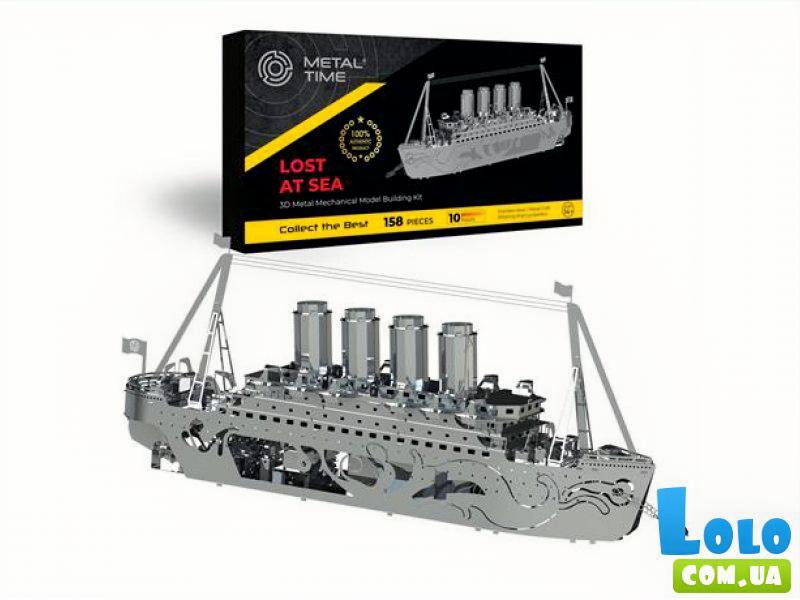 Конструктор Корабель Титанік, Metal Time (MT044), 158 дет