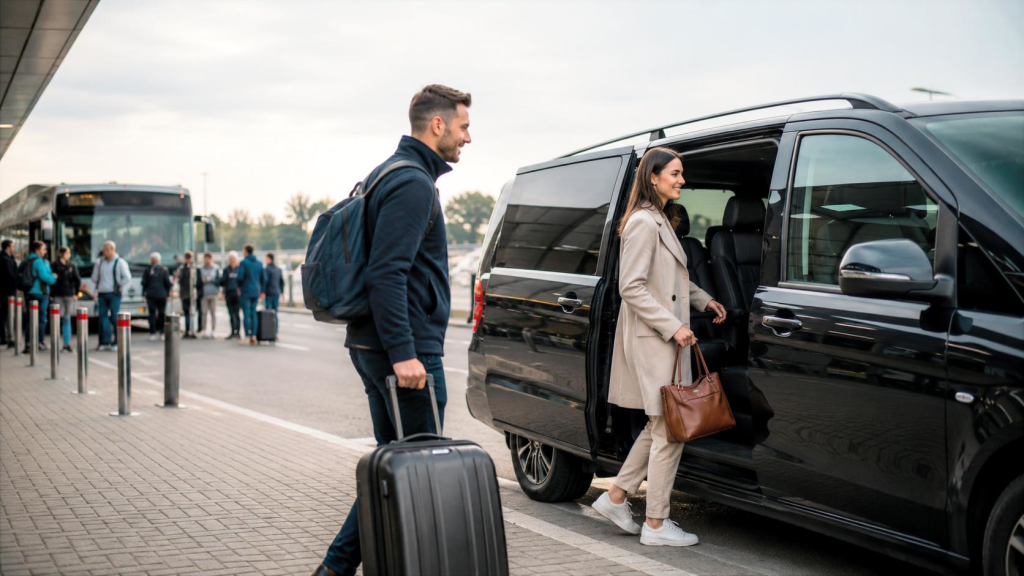 Пасажири обирають приватне таксі замість автобуса