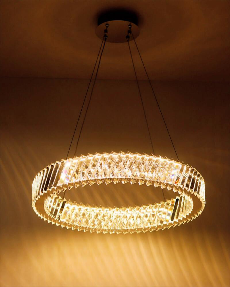 Підвісний світильник, люстра Nowodvorski 11706 Luxora Round LED 1x38W 3000K 3400Lm IP20 хром