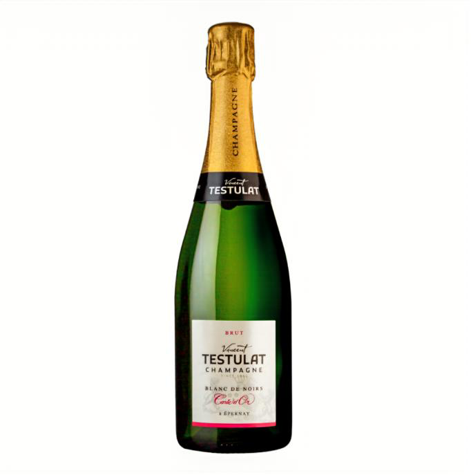 Шампанське Vincent Cart d´Or Brut Blanc de Noir, біле брют, 0,75 л, Шампань, Франція
