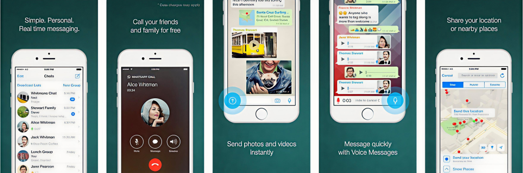 скриншоты WhatsApp в App Store
