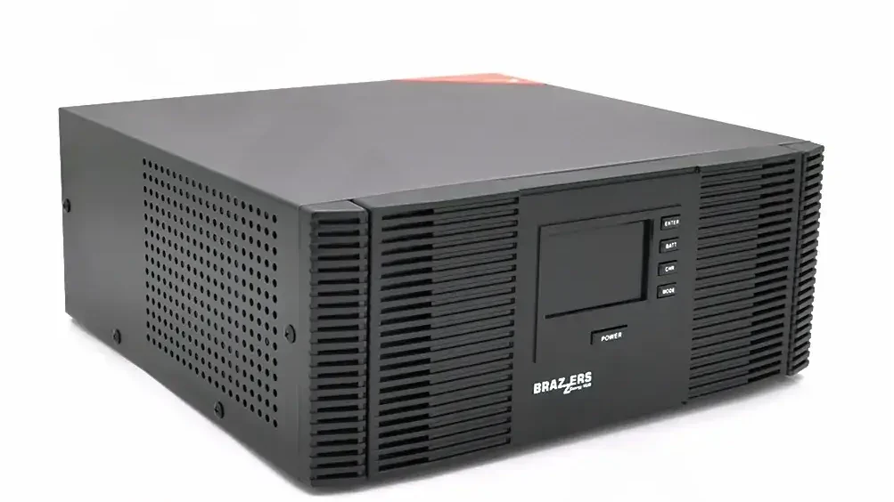 Гібридний інвертор BRAZZERS 1200VA 12V джерело безперебійного живлення для дому і бізнесу