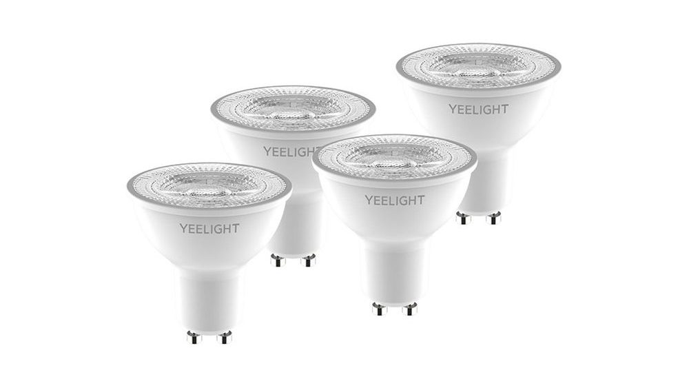 Набор с 4 WiFi LED ламп Yeelight warm white GU10 (YLDP004)