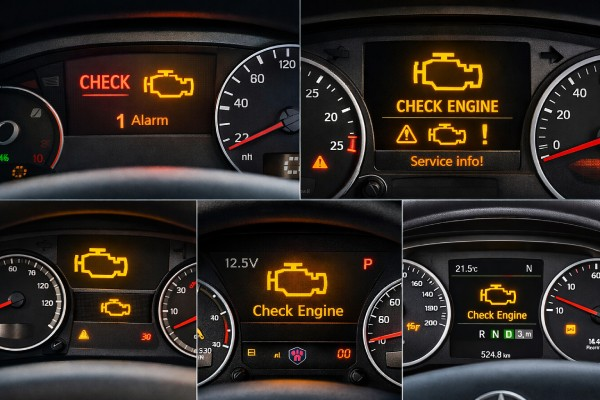 різні варіанти проблем з Check Engine