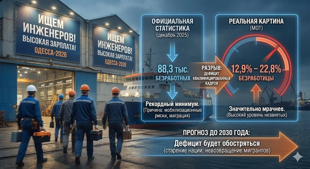 ситуация с инженерами в Одессе