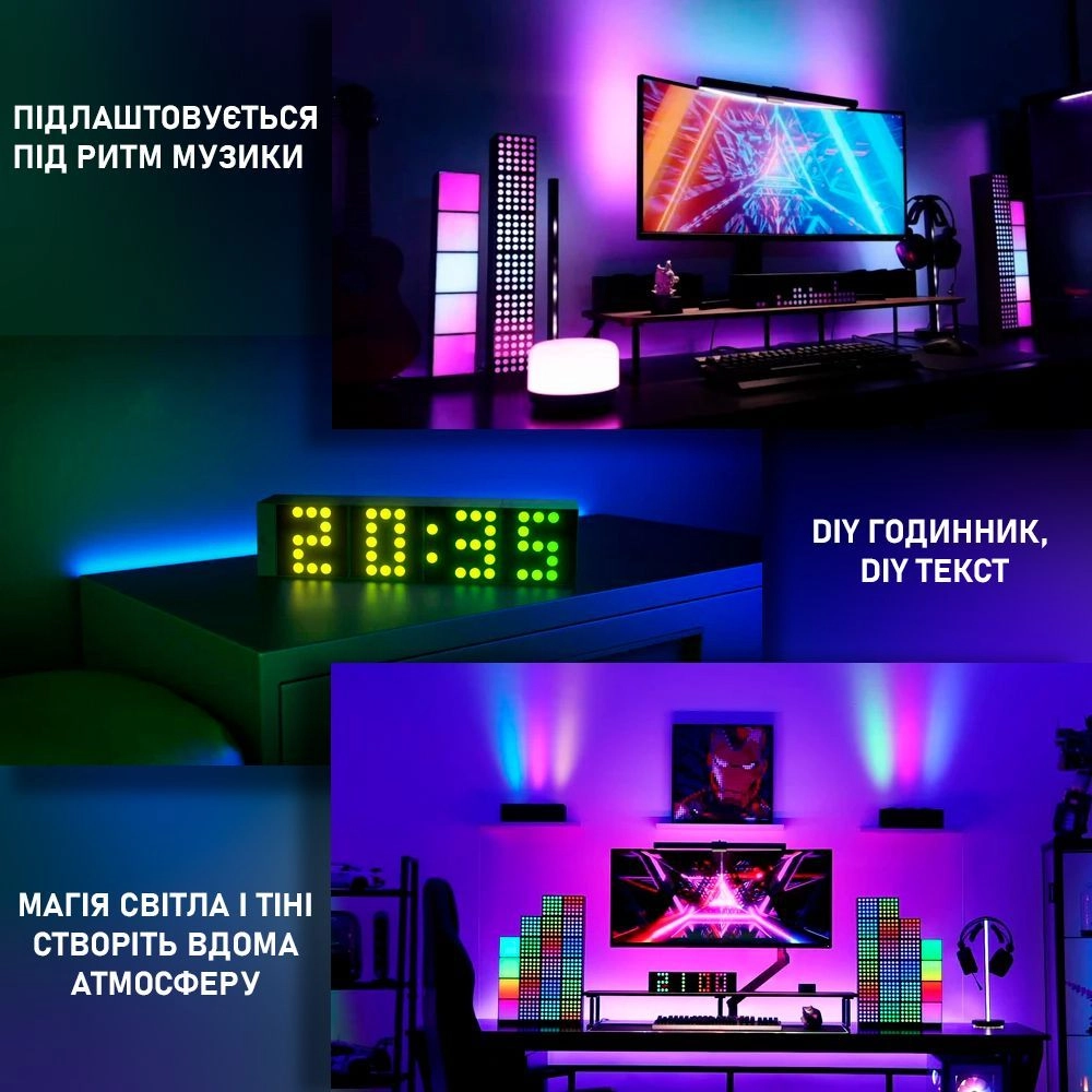 WiFI модульный светильник Yeelight Cube Smart Lamp (Matrix) YLFWD-0010