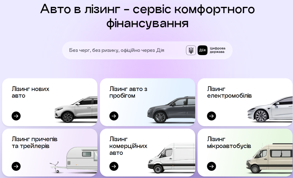 Авто в лізинг в Одесі