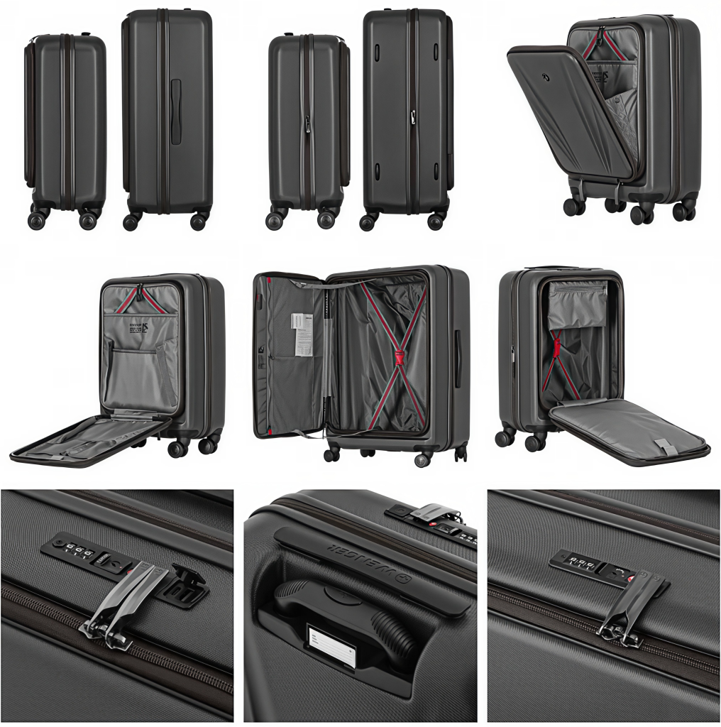 Набір валіз на колесах Wenger Amplix Hardside 2 в 1 (S,L) (653570) grey