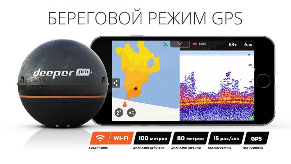 Эхолот Deeper Smart Sonar PRO+ (ITGAM0940)