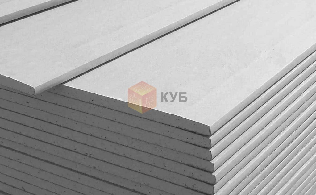 Гипсокартон стеновой KNAUF ТИТАН влаго-огнестойкий