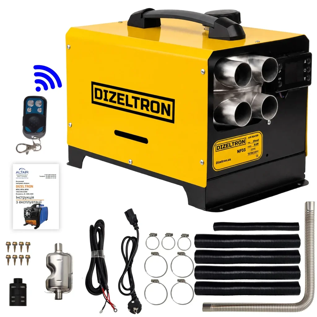 Автономный обогреватель Dizeltron NF03, 8kW, 12/24/220V