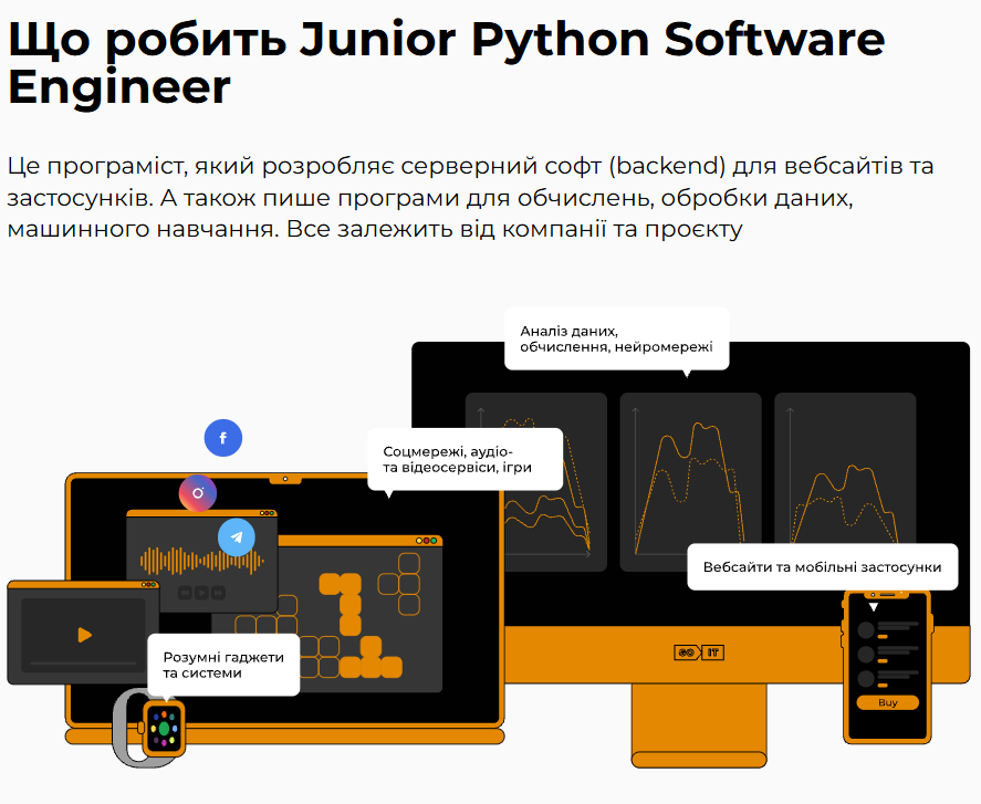Що робить Junior Python Software Engineer