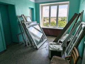 В Татарбунарах замінили вікна після ракетного обстрілу