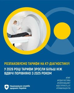 У 2026 році вартість КТ-обстежень збільшилася більше ніж у два рази