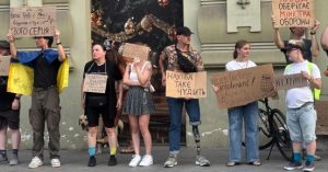 В Одесі втретє за день відбувся протест проти звільнення міністра оборони Михайла Федорова