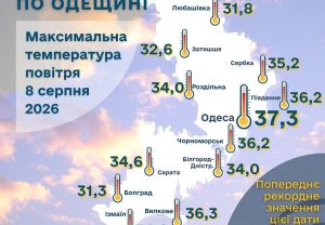 Рекордна спека в Одесі перевищила показники 1963 року