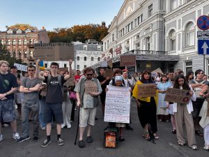 Українці знову виходять на мітинг за відновлення Федорова, організатори розчаровані мовчанням Зеленського