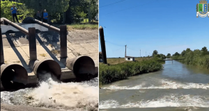 В Ізмаїльському районі через різке зниження рівня води почали примусове наповнення озера Катлабух