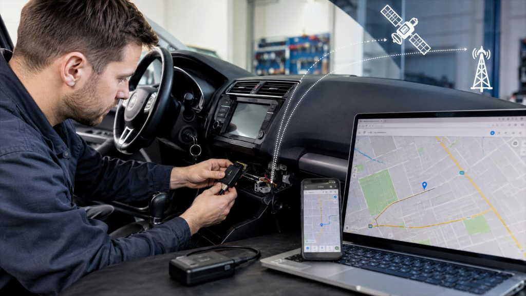 Установка GPS-трекера в автомобиль
