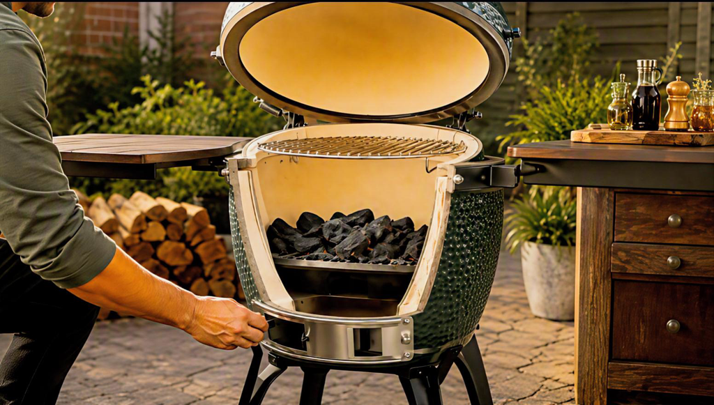 Устройство керамического гриля Kamado