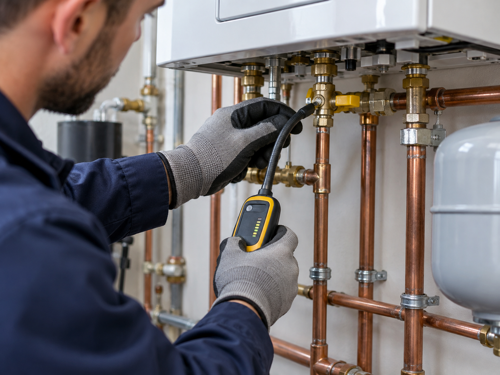 Перевірка герметичності газових з’єднань