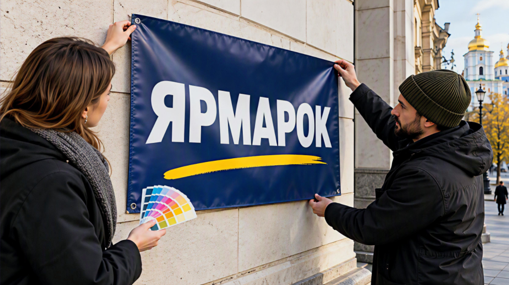 Перевірка контрасту друкованого банера