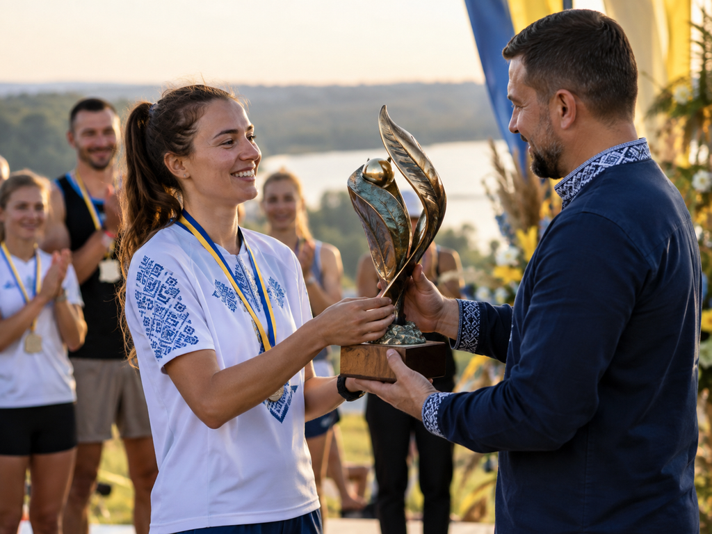 Вручення унікального трофея переможцю